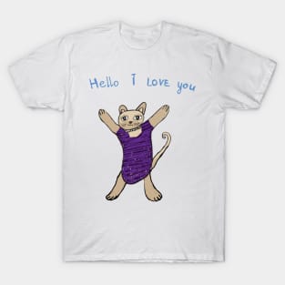 I love you Cat T-Shirt